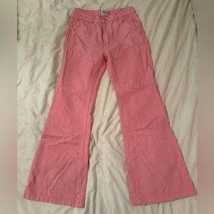 Princess Polly Denim - Flare/Wide Leg Jean in Pink